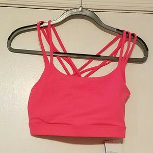 Gap Fit sports bra. Size large. Hot pink. NWT